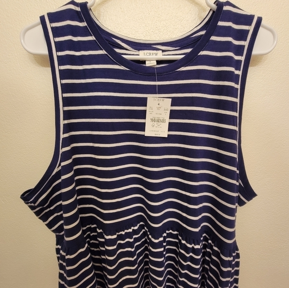 J Crew Sleeveless Midi Tank Dress - Picture 3 of 4